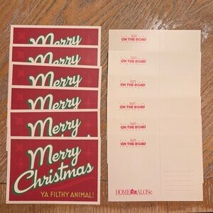 Disney D23 Home Alone Merry Christmas Ya Filthy Animal Exclusive 12 Postcards